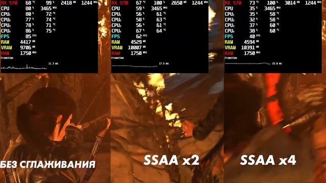 На что влияет сглаживание в играх?Тест taa,fxaa,smaa,ssaa смотреть онлайн
