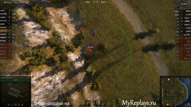 WOT: Утёс - СУ-5 - 4 фрага смотреть онлайн