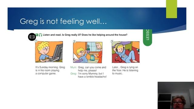 Unit 6 What’s Wrong Greg is not feeling well part 1 смотреть онлайн