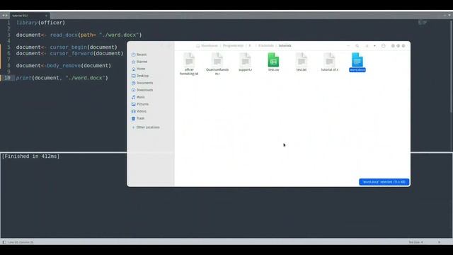R Officer - Word(.docx) cursors смотреть онлайн