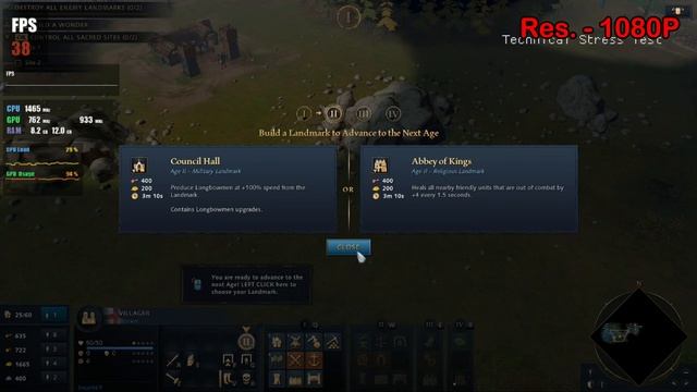 Age of Empires IV - 1080P - AMD Ryzen 5 2500U | Vega 8 - смотреть онлайн