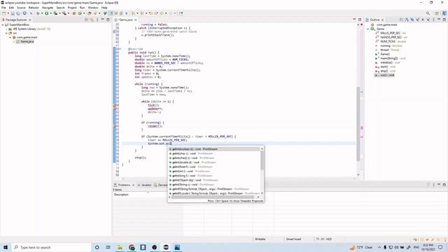 Java Game Programming #4 - Game Loop (Part 2) смотреть онлайн