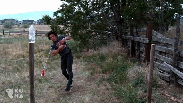 GET OVER HERE! Scorpion/Mortal Kombat Rope Dart Trick Shots 2 смотреть онлайн