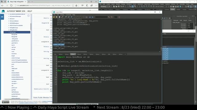 Daily Maya Script Live Stream 2017-08-19 (Sat) #Python #Maya #Programming #CG смотреть онлайн