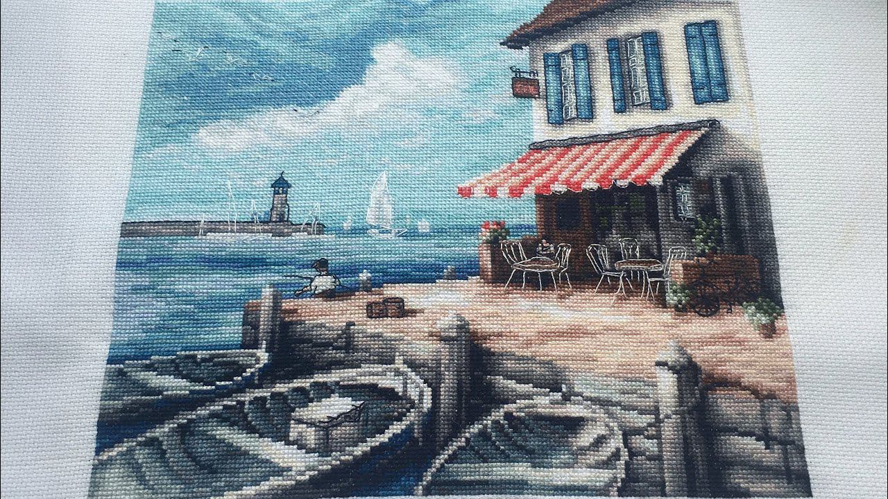 Вышивка крестом , мои вышивальные финиши за три месяца , начала два новых процесса смотреть онлайн