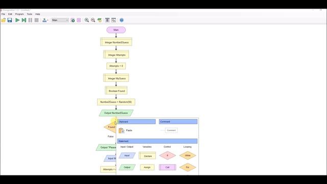 Flowgorithm Guess The Number (Task 2) смотреть онлайн