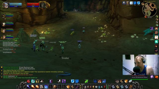 HoB - Luckycharm Ep. 6 Turtle WoW Hardcore - Successful Wailing Caverns Run смотреть онлайн