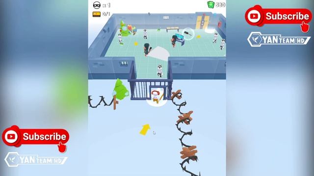 Prison Escape 3D - Gameplay walkthrough Part 2 Past the guard (Android,iOS) смотреть онлайн