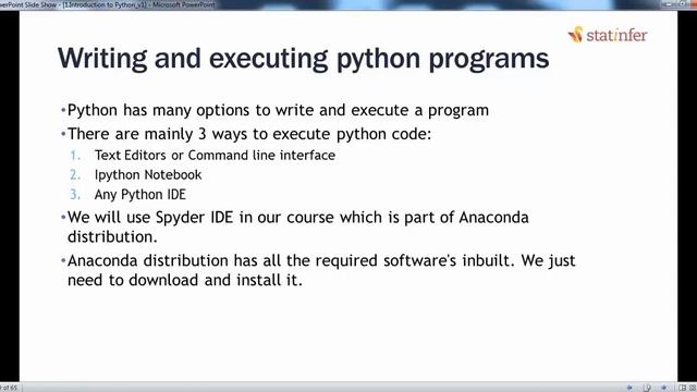 Introduction to python and IDE - Tutorial 1 смотреть онлайн