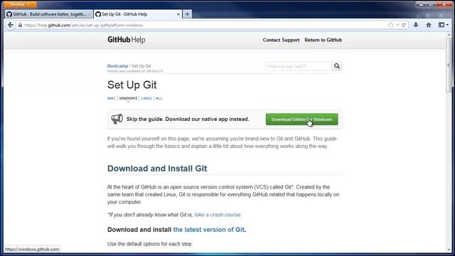 Setting up Git and GitHub смотреть онлайн