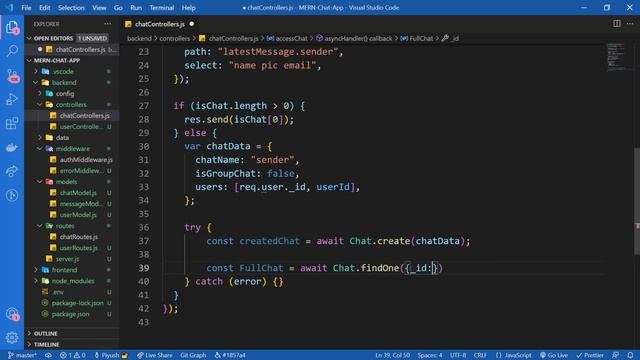 Search User and Create Chat APIs - MERN Stack Chat App with Socket.IO #10 смотреть онлайн