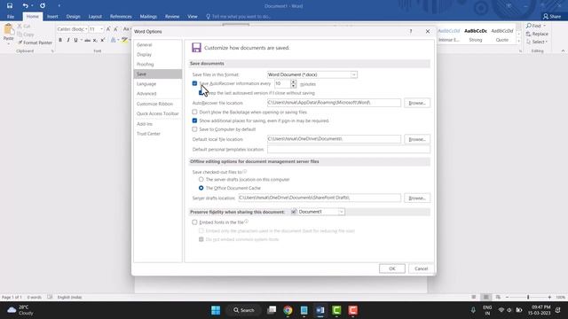 How to Change AutoSave Time in Microsoft Word, Excel & PPT 2023 смотреть онлайн
