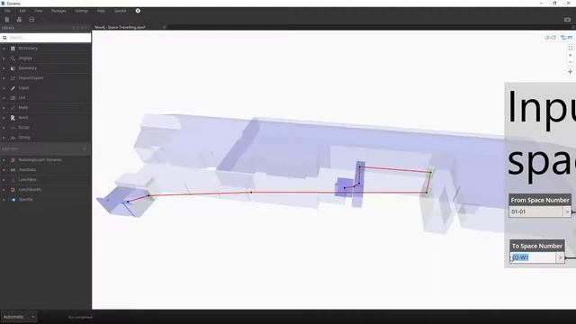 Shortest Route through Revit spaces using Dynamo and Neo4j смотреть онлайн