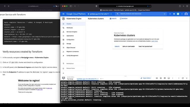 Qwiklabs | Deploy Kubernetes Load Balancer Service with Terraform [GSP233] смотреть онлайн