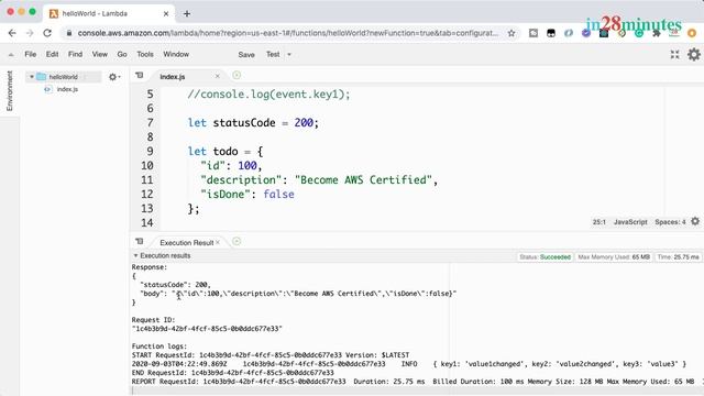 Serverless Tutorial with AWS Lambda смотреть онлайн