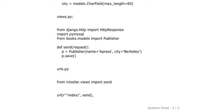 Django : How to insert data to django database from views.py file? смотреть онлайн