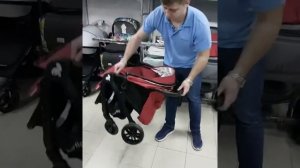 Складывание прогулочной коляски Carrello Eclipse