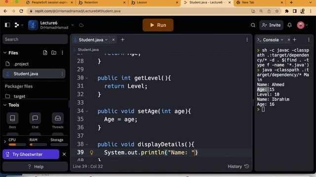 Lecture 6: Objects and Classes смотреть онлайн