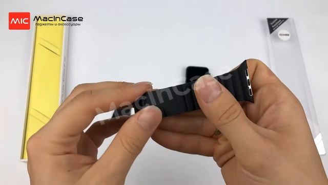 Кожаный ремешок STR Leather Loop Band for Apple Watch - Black смотреть онлайн