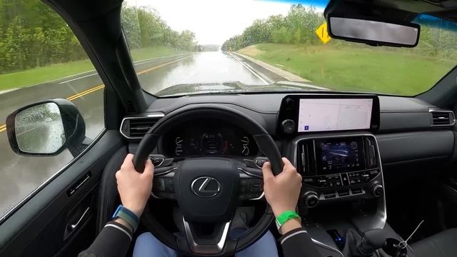 2022 Lexus LX600 Ultra Luxury - POV First Drive (Binaural Audio)