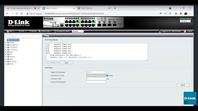 D Link Static Routing rutas IP redes informaticas Formacion Webinar смотреть онлайн