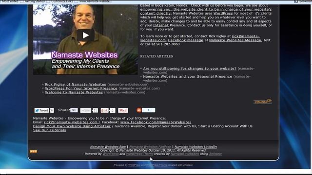 Namaste Websites for WordPress users - Get HTML tweaks done for you. смотреть онлайн