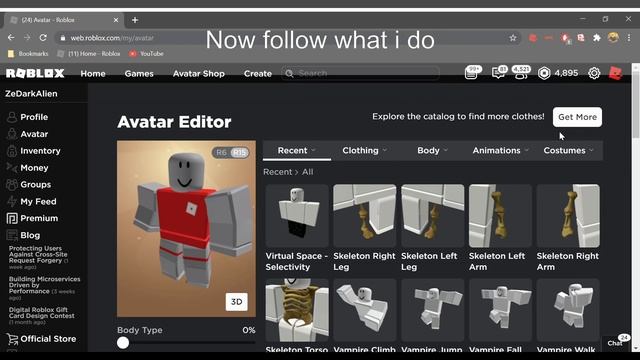 How to make a NINJA AVATAR for FREE! ROBLOX смотреть онлайн