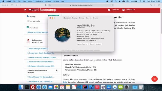 #02.d - Pre-Requirement befor install | BELAJAR RDBMS ORACLE 18c смотреть онлайн
