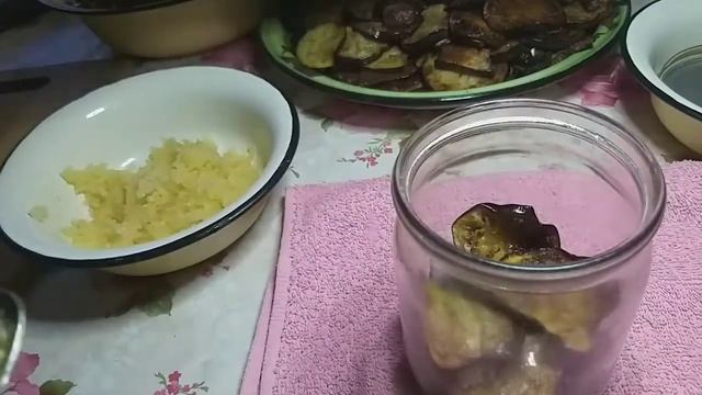 Баклажаны и перец на зиму. Два рецепта. смотреть онлайн