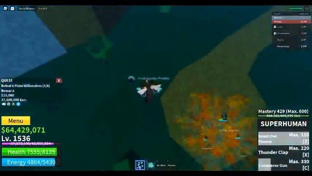 Blox Fruit UPDATE 15 Sea 3 First boss fight stone смотреть онлайн