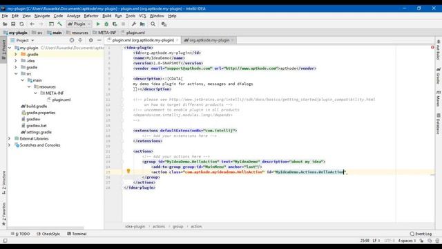 IntelliJ Idea Plugin Development EP01 смотреть онлайн