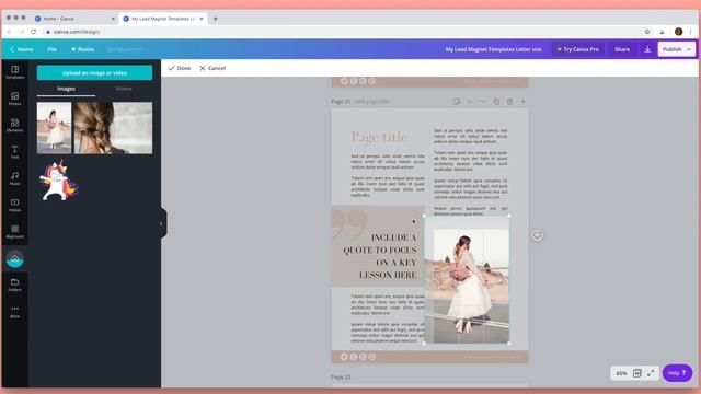 HOW TO EDIT YOUR TEMPLATE WITH CANVA смотреть онлайн