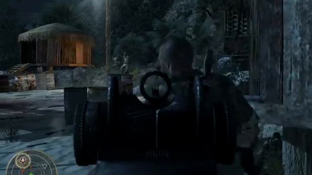 GTS 250 Gameplay on COD 5 смотреть онлайн