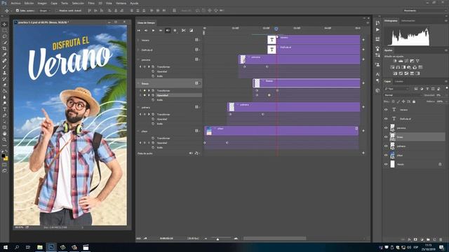 ? Crear publicidad animada // Tutorial Photoshop // Animación de vídeo bien explicado ?? смотреть онлайн