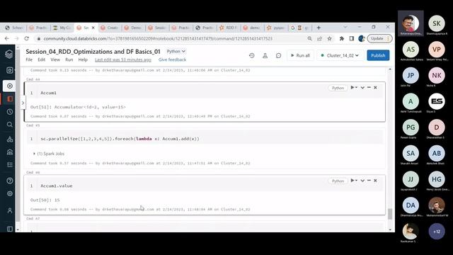 Databricks Training 08 cache and persist Data Frames introduction смотреть онлайн