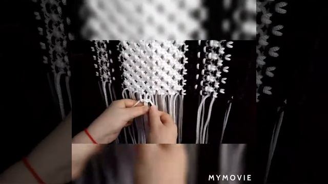 DIY. Моя первая сумка макраме из синтетического шнура! смотреть онлайн