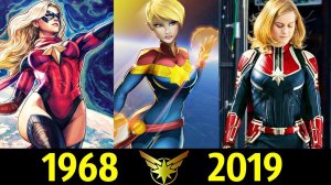 Капитан Марвел - Эволюция (1968 - 2019) ! Все Появления Кэрол Дэнверс !