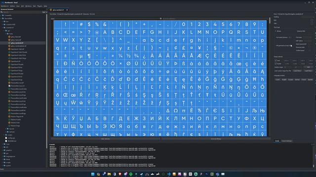 Import Font Into Workbench