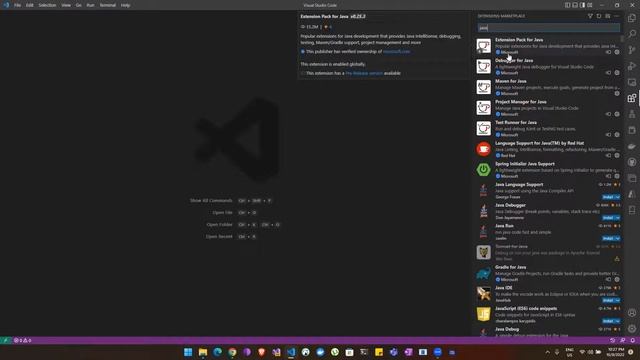 Installing VS Code with Java Extensions смотреть онлайн