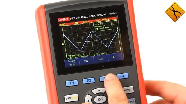 UNI-T UTD1025CL Handheld Digital Oscilloscope смотреть онлайн