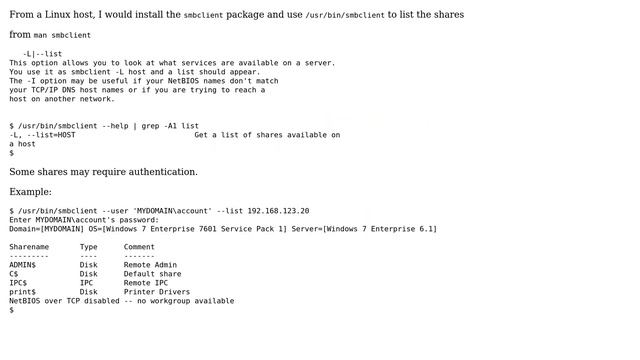 DevOps & SysAdmins: How to know the service name of a samba server? (2 Solutions!!) смотреть онлайн