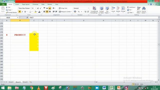 AMAZING TOP 20 EXCEL FORMULAS MAKE YOU FRONT RUNNER OR CHAMPION TELUGU VER смотреть онлайн