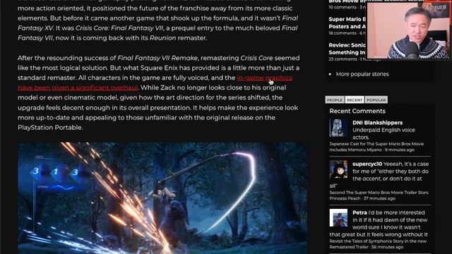 Final Fantasy 7 Crisis Core Rebirth | Final Launch Trailer Reaction & Discussion смотреть онлайн