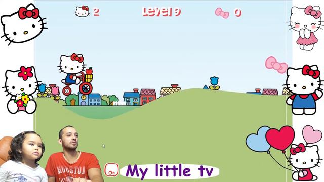 Катаемся на велике вместе с Hello Kitty. смотреть онлайн