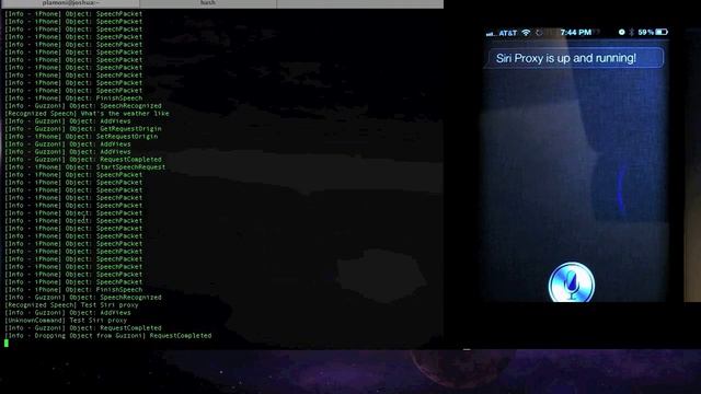 Siri Proxy for iPhone 4S Siri demo смотреть онлайн