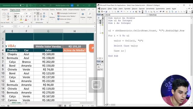 [VBA] SELECT CASE: Do zero ao Avançado смотреть онлайн