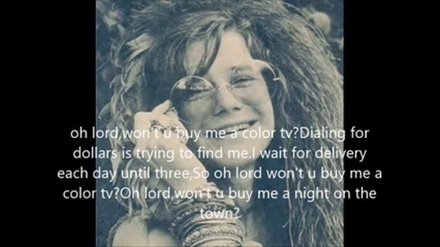 mercedes benz by Janis Joplin(with lyrics) смотреть онлайн