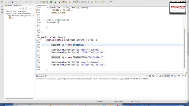 # 46 What is Constructor overloading and Constructor overriding in Java? | Java | RedSysTech смотреть онлайн