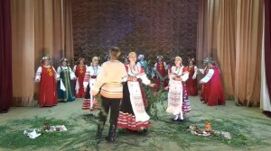 Фрагмент обряда "На Троицу", Вокально-хоровой к-тив «Околица», рук. Татьяна Николаевна Журавлева