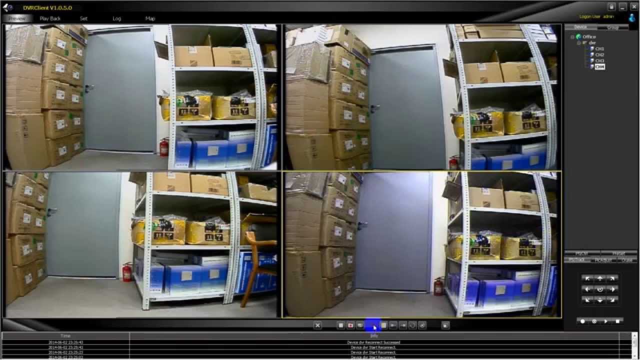 DVR Client - ПО для видеорегистратора InControl S4-W20 смотреть онлайн